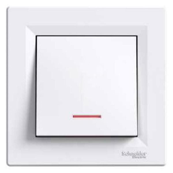 Intrer. 1P+LED Schneider (Alb) EPH1400121 Asfora