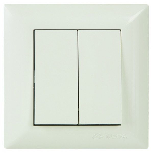 Intrerupator 2P Alb MEPA (2403.01) NOVA